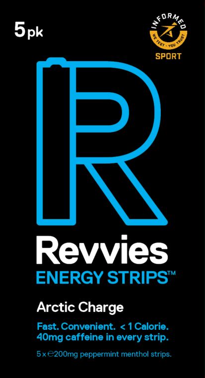 Revvies Energy Strips Arctic Charge (10 x 5 Pack)